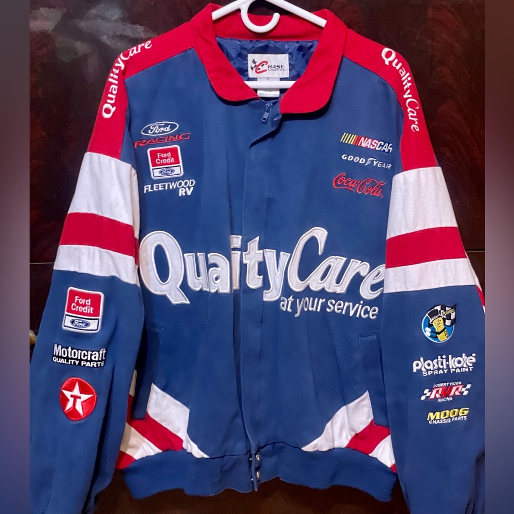 Nascar Ford Racing Quality Care Jacket XL NWOT